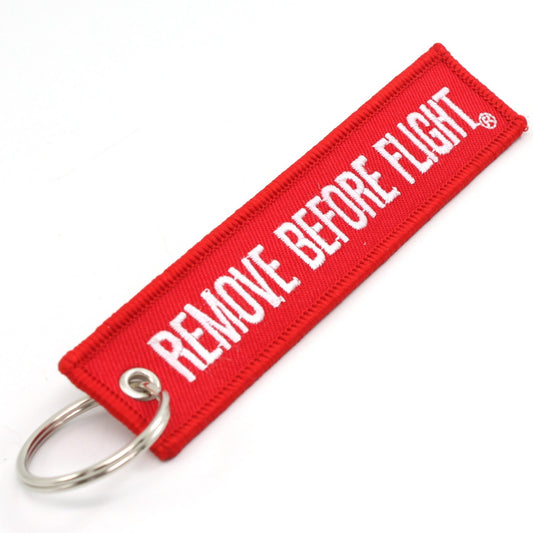 Remove before flight sleutelhanger